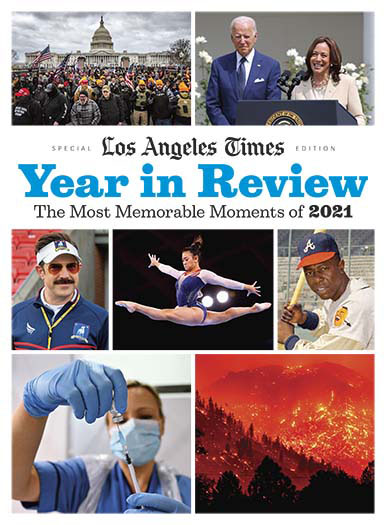 Cover of Los Angeles Times Year in Review 2021