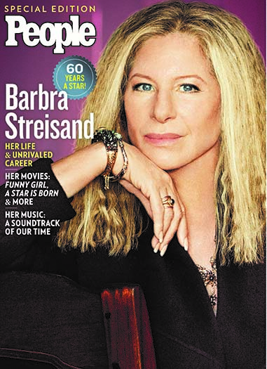 Latest issue of PEOPLE Barbra Streisand