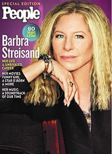 Latest issue of PEOPLE Barbra Streisand