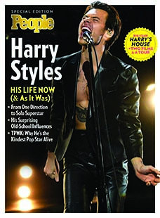 Latest issue of PEOPLE Harry Styles