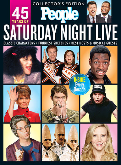 Cover of PEOPLE Saturday Night Live 45 years later