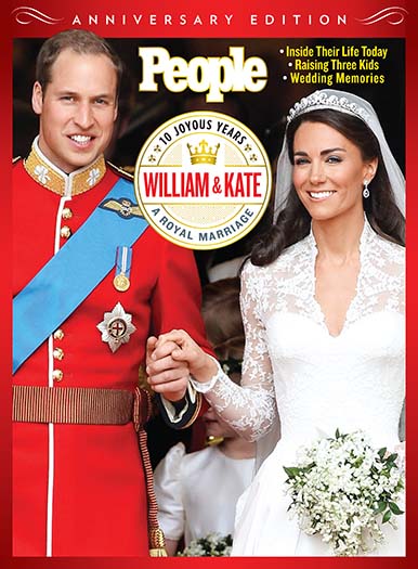 Cover of PEOPLE William & Kate: 10 Joyous Years, A Royal Marriage
