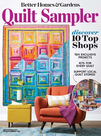 Cover of Better Homes & Gardens Quilt Sampler Spring/Summer 2021