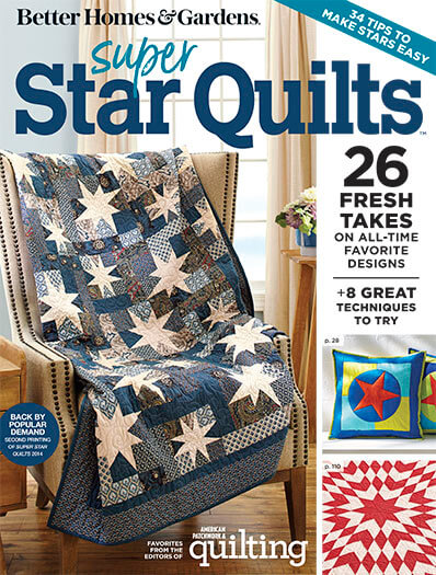 Cover of Better Homes & Gardens: Super Star Quilts