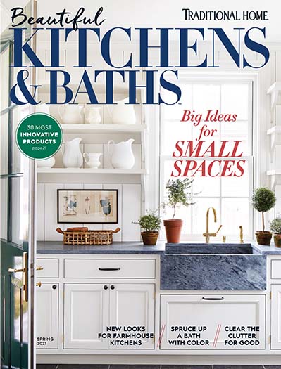 Cover of Traditional Home Beautiful Kitchens & Baths Spring 2021
